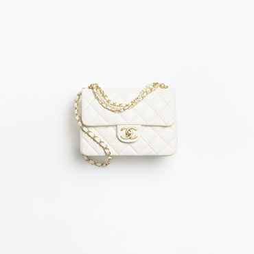 Chanel Mini flap bag in ecru AS4384 B15773 U3527