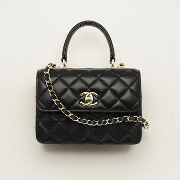 Chanel Mini Flap Bag With Top Handle Gold AS4654 Y60767 94305