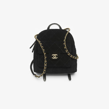 Chanel Backpack in black AS5793 B22037 94305
