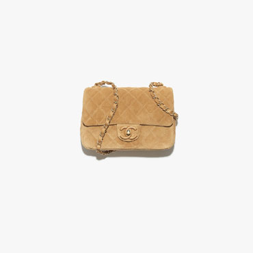Chanel Mini flap bag in dark beige AS5989 B22723 U5319
