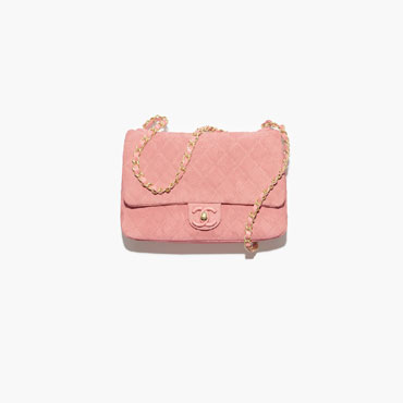 Chanel Flap bag Suede calfskin in pink AS5991 B22723 U5336