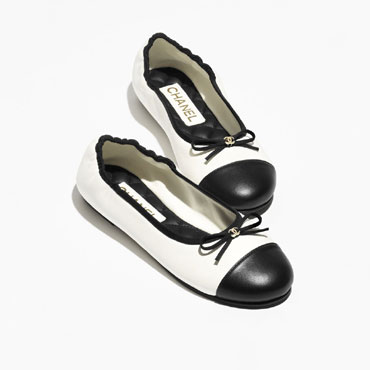 Chanel Ballet Flats Lambskin Metal G46114 X01000 NADHR