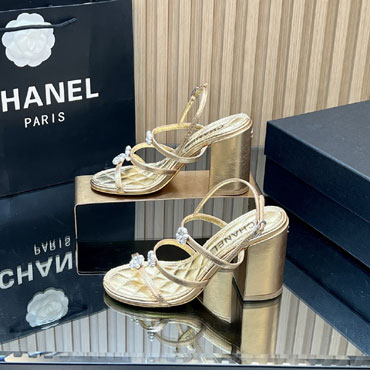 Chanel Sandals Laminated lambskin G46964 B22794 U5479