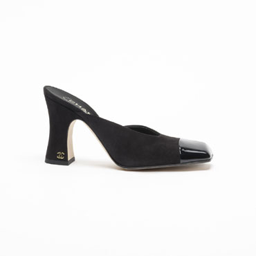 Chanel Mules Suede kidskin patent calfskin G47176 B24247 94305