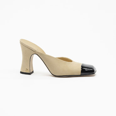 Chanel Mules Suede kidskin patent calfskin G47176 B24247 U9691