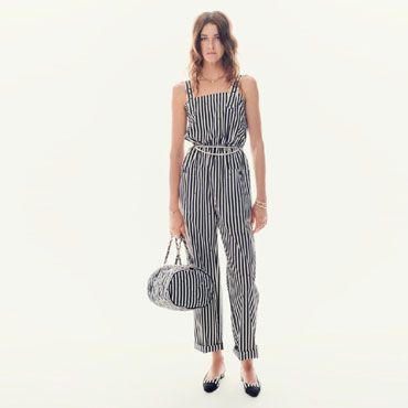 Chanel Jumpsuit Printed cotton poplin P76211 V68305 MB103