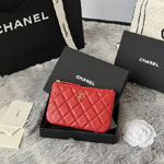 Chanel Classic mini pouch in Red Caviar Gold A82365 Y01480 NQ339