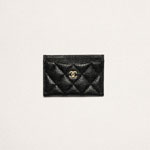 Chanel Classic card holder in black AP0213 Y01864 C3906