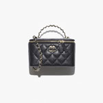Chanel Long vanity with chain in black AP4940 B22654 94305