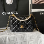 Chanel Mini flap bag in black AS4384 B15773 94305