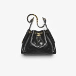 Chanel 25 small handbag in black AS5293 B21741 94305