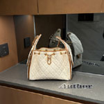 Chanel 25 small handbag Canvas calfskin gold-tone metal AS5293 B24029 U9382