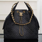Chanel 25 medium handbag Denim gold-tone metal AS5311 B24037 U9373