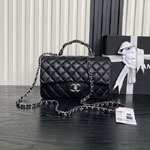 Chanel Small flap bag with top handle in black AS5702 B21431 94305