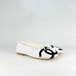 Chanel Ballet flats White Black G47163 X01000 U8989