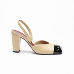 Chanel Slingbacks Lambskin patent calfskin G47204 B24273 U9753