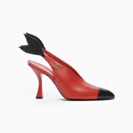 Chanel Slingbacks Red Black G47323 X01000 UB125