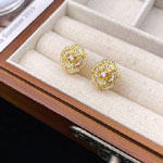 Chanel Bouton de Camelia earrings J12038 Chanel Bouton de Camelia earrings J12038
