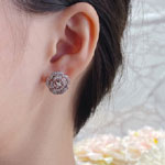 Chanel Bouton de Camelia earrings J12072 Chanel Bouton de Camelia earrings J12072
