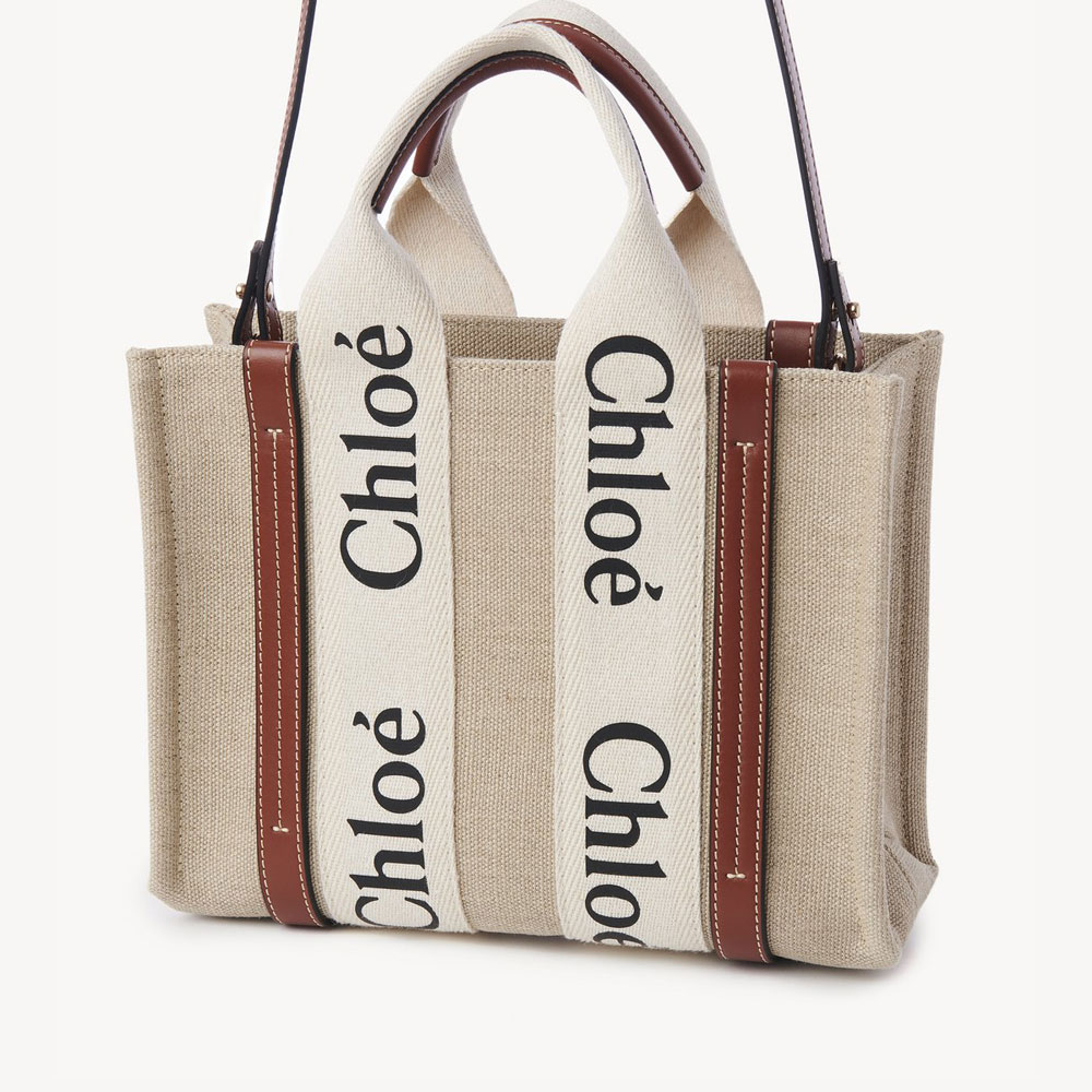 Chloe Small Woody Tote Bag CHC22AS397I2690U: Image 2