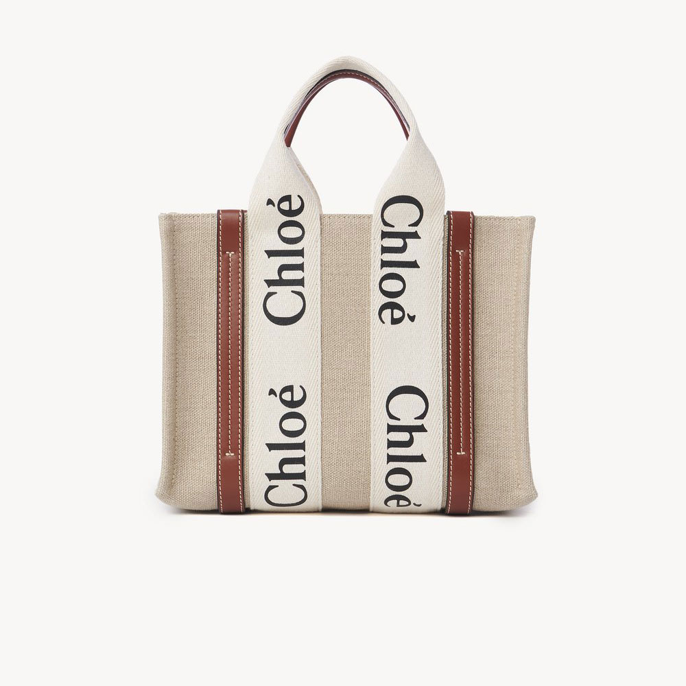 Chloe Small Woody Tote Bag CHC22AS397I2690U: Image 3