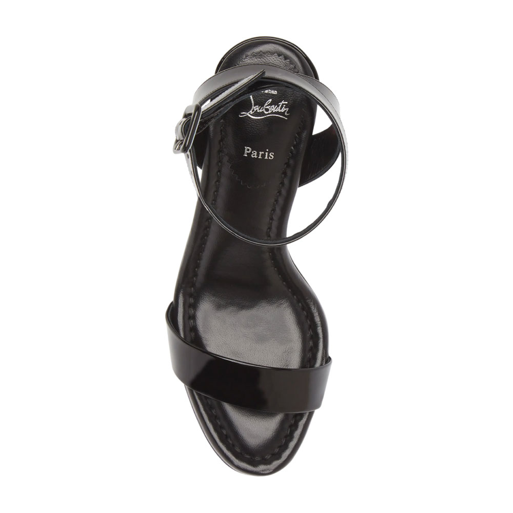 Christian Louboutin Miss Sabina 85mm Sandals Patent Black 3220504F638: Image 2