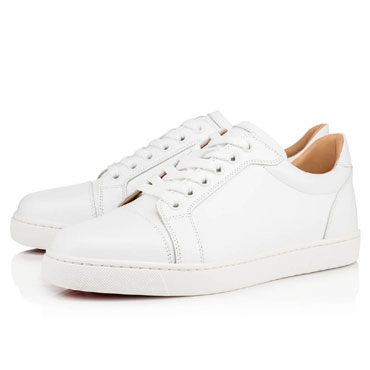 Christian Louboutin Vieira 000 Bianco Calf Sneaker 1180392W222