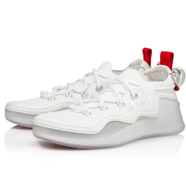 Christian Louboutin Arpoador Donna White Calf Sneaker 1220616W222