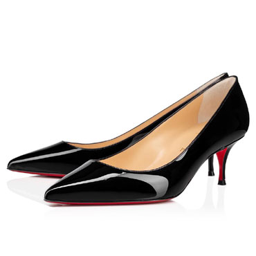 Christian Louboutin Kate 55 Patent 55 Black Patent Pumps 3191390BK01