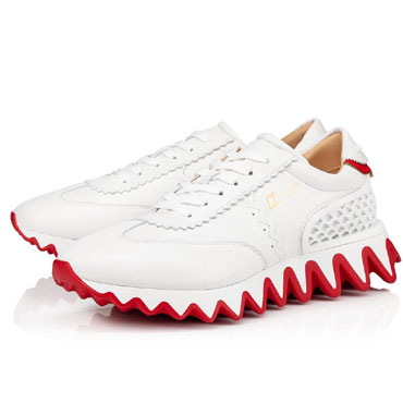 Christian Louboutin Loubishark Flat Version Calf Sneaker 3200517WH43