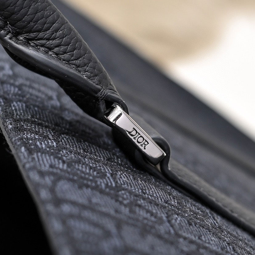 Dior East West Tote Bag Black 1ESSH232YKY H03E: Image 3