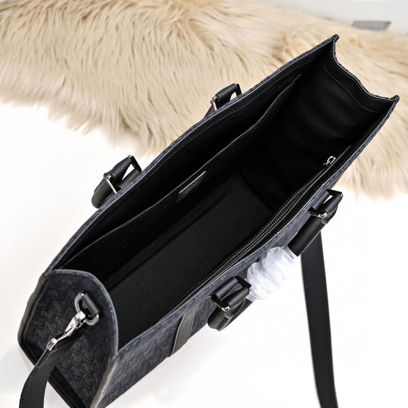 Dior East West Tote Bag Black 1ESSH232YKY H03E: Image 4