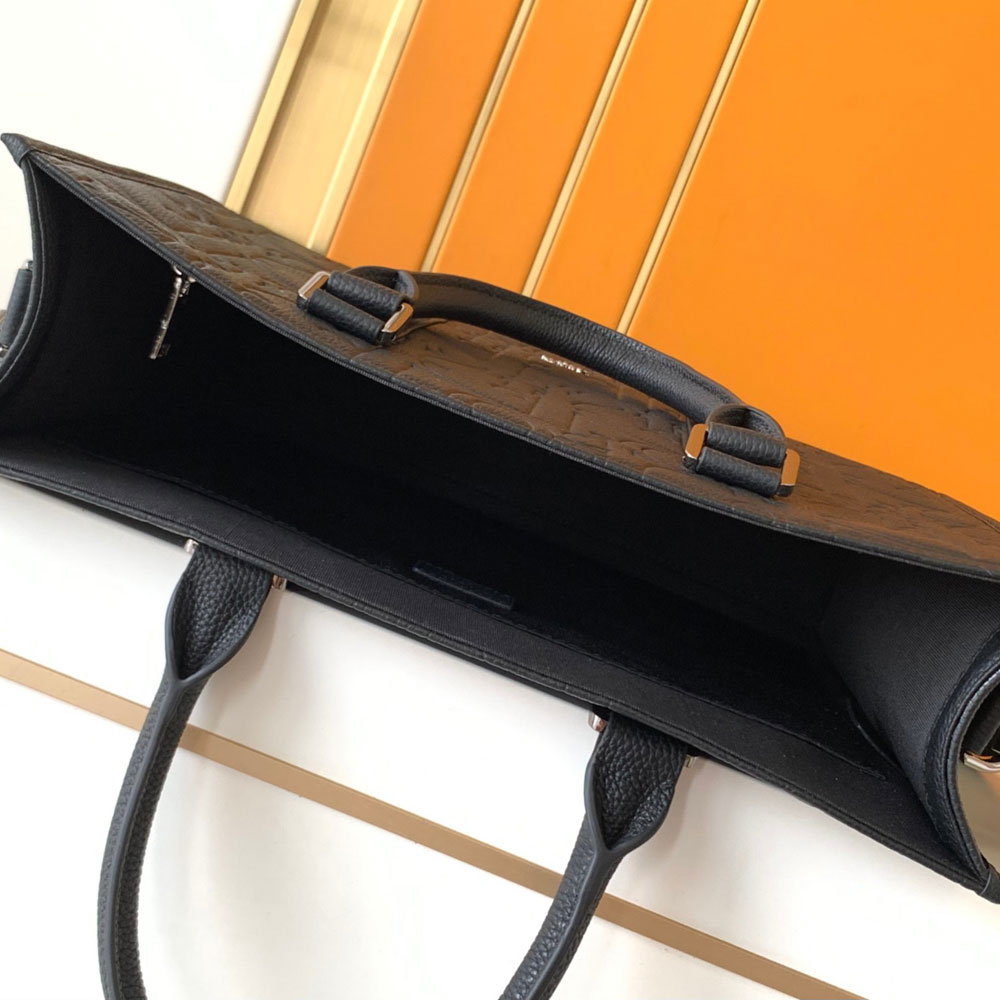 Dior Medium East-West Tote Bag Black 1ESSH242LLG H00N: Image 3