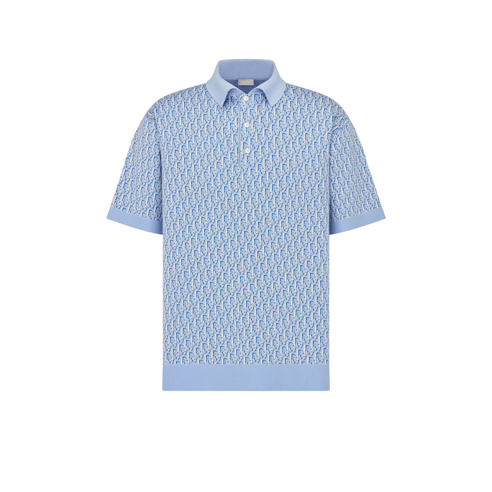 Dior Oblique Polo Shirt 293M832AT396 C580: Image 1