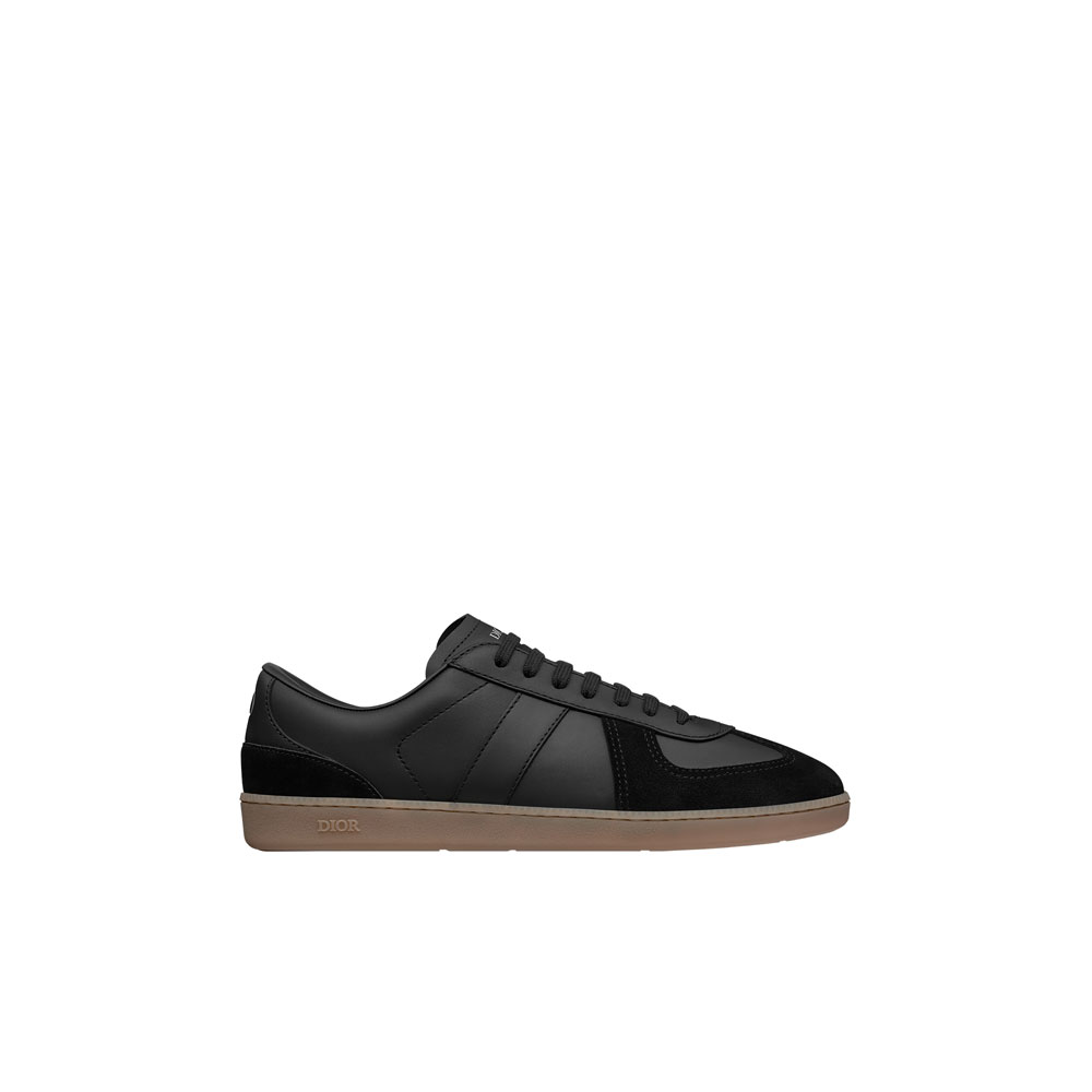 Dior B01 Matchpoint Sneaker Black Smooth Calfskin and Black Suede 3SN328ZRH H978: Image 1