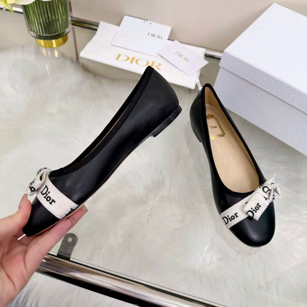 Dior JAdior Ballet Flat Black Lambskin KCF202LAB S900: Image 3