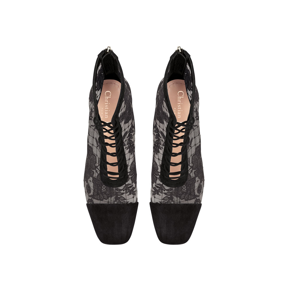 Dior Naughtily-D Heeled Ankle Boot Transparent Mesh KCI952ROY S900: Image 2