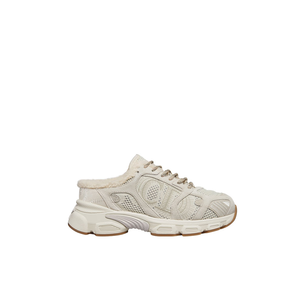DiorAlps Dior Chrono Sneaker Beige Mesh and Suede Calfskin KCK456STX S24W: Image 1