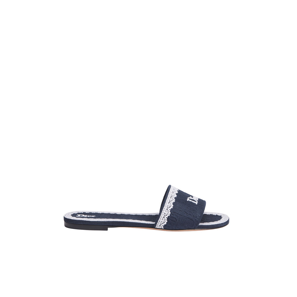 Dior Dentelle Slide Blue KCO531OCC S32N: Image 1