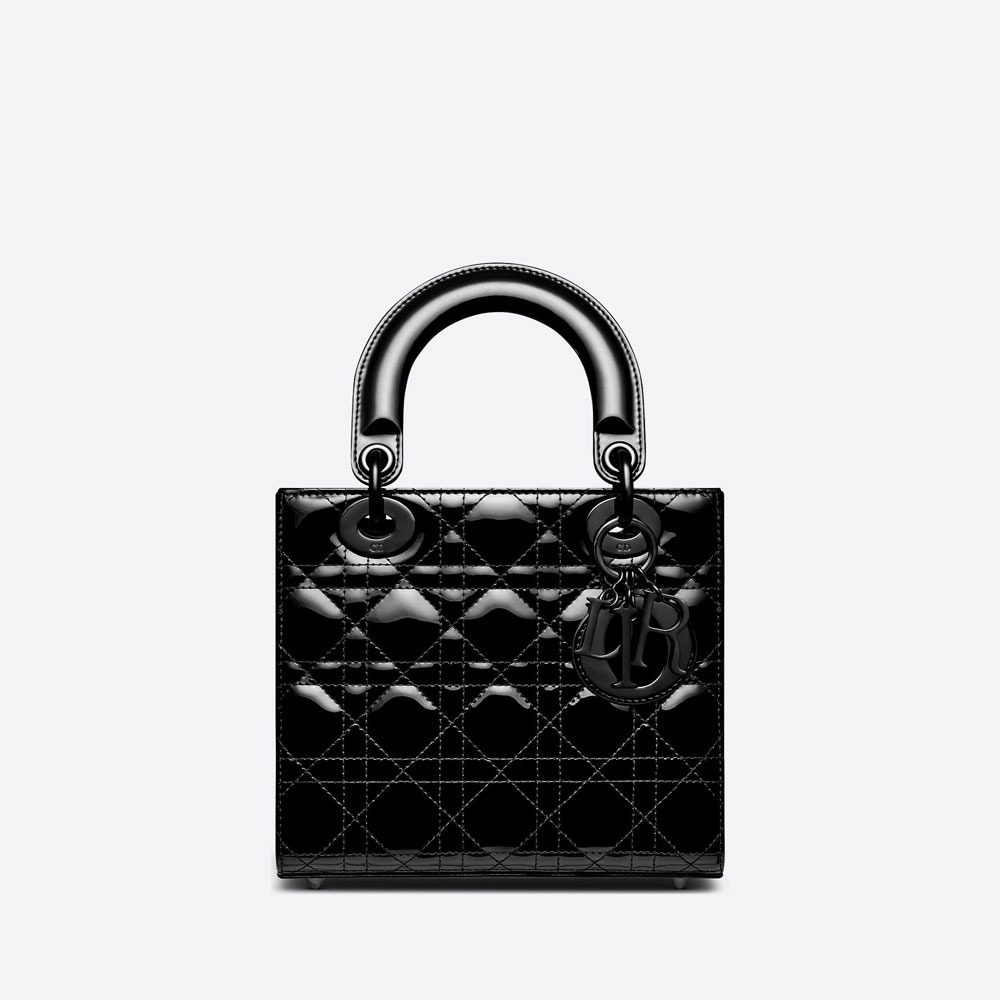 Small Lady Dior Bag Ultraglossy Patent Cannage Calf M0531NWDD M900: Image 1