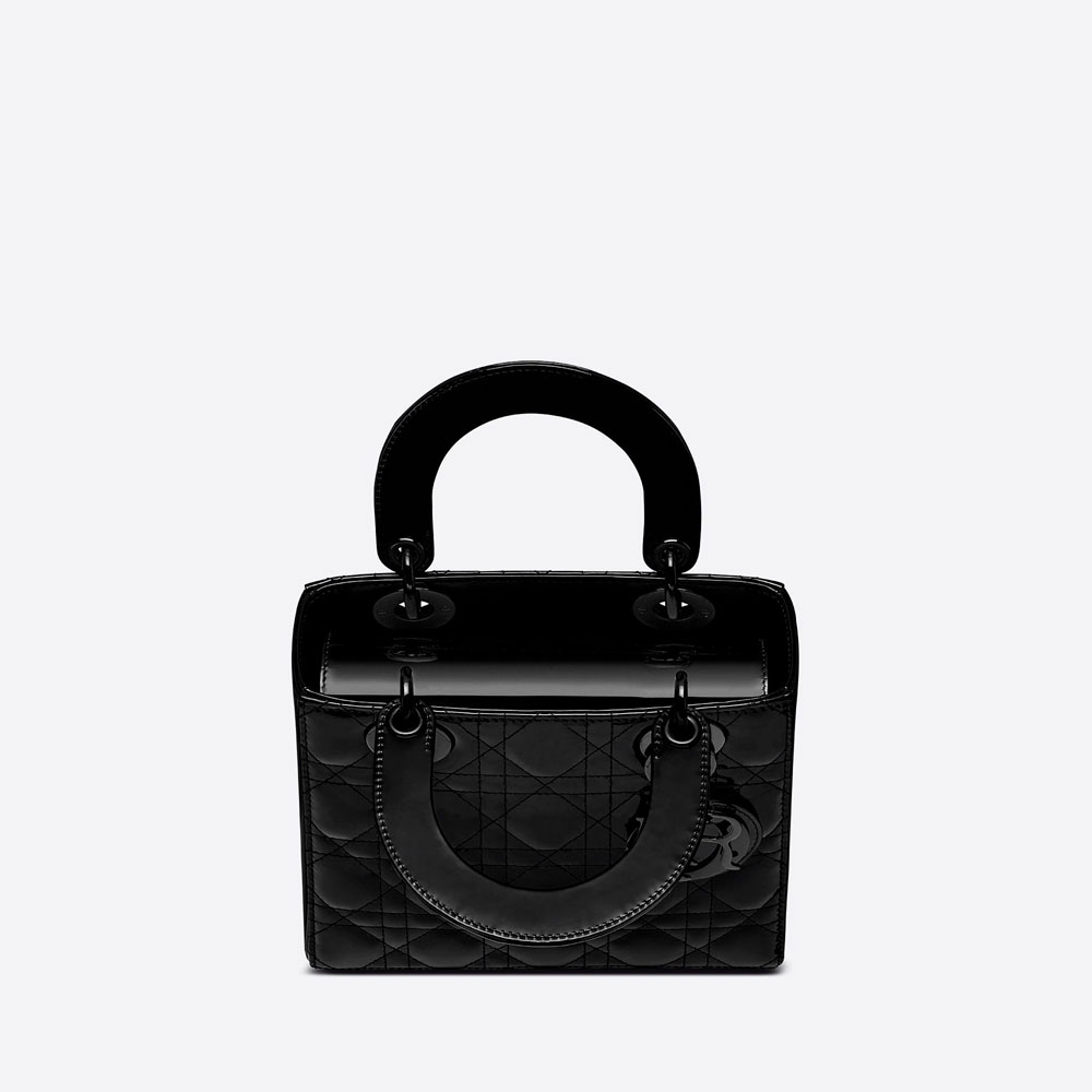 Small Lady Dior Bag Ultraglossy Patent Cannage Calf M0531NWDD M900: Image 3