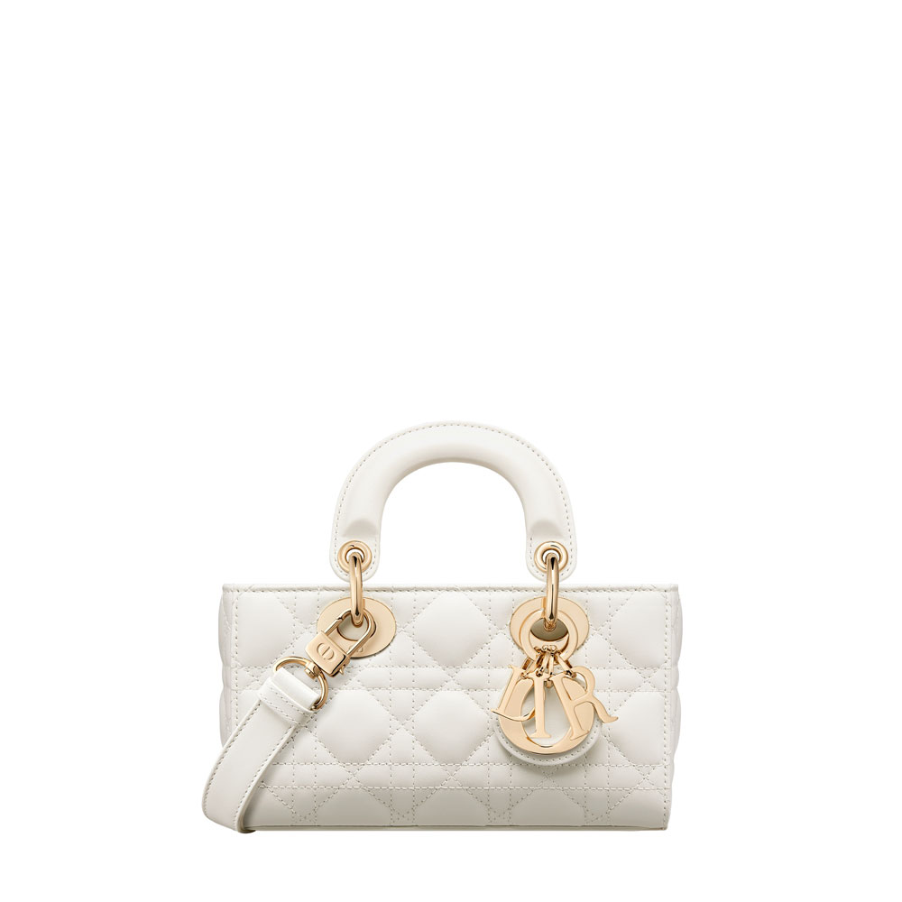 Dior Mini Lady D-Joy Bag Latte Cannage Lambskin M0636ONGE M030: Image 1