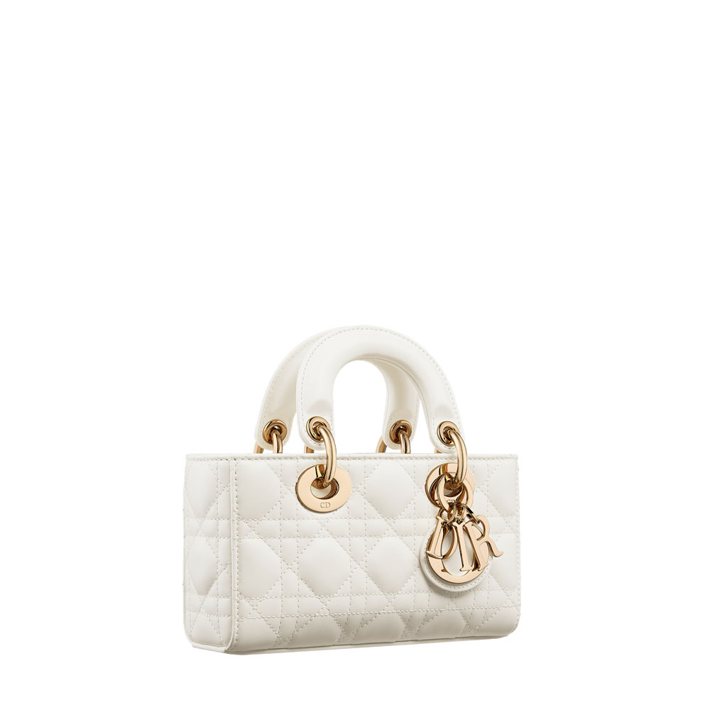 Dior Mini Lady D-Joy Bag Latte Cannage Lambskin M0636ONGE M030: Image 2
