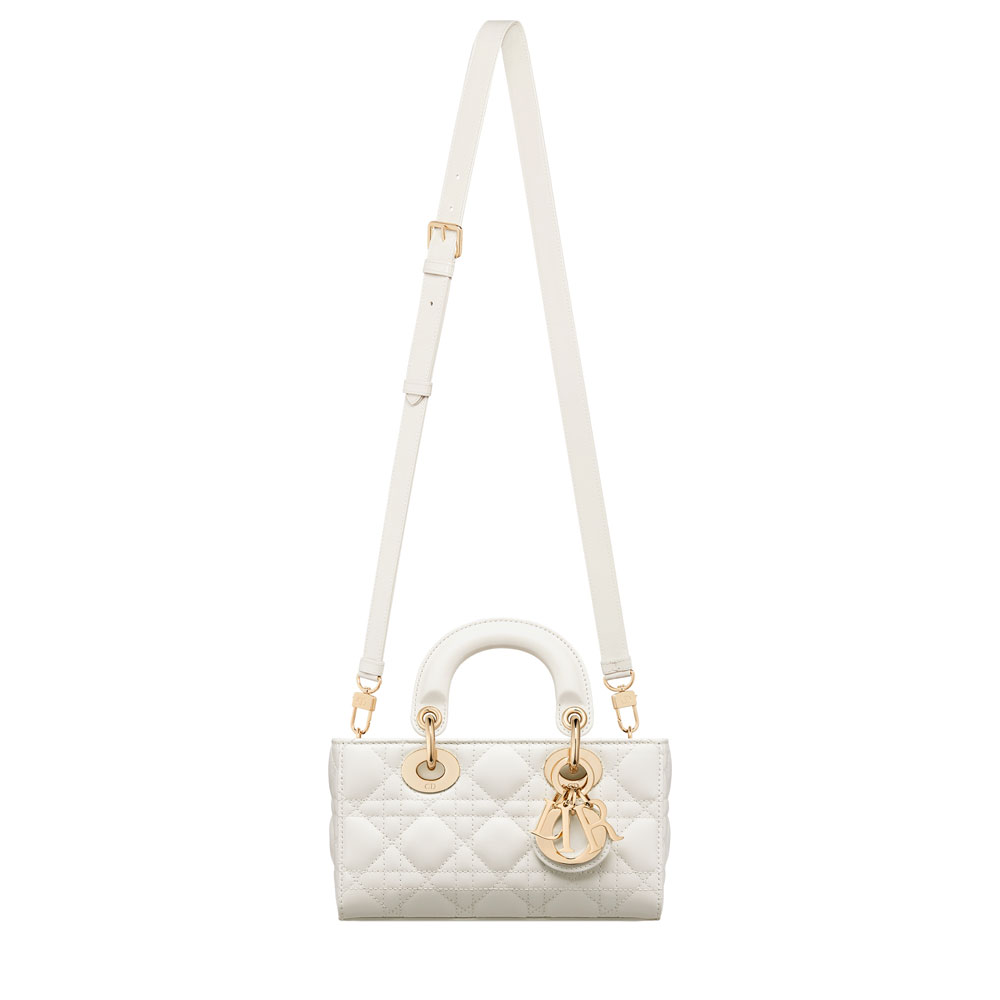 Dior Mini Lady D-Joy Bag Latte Cannage Lambskin M0636ONGE M030: Image 4
