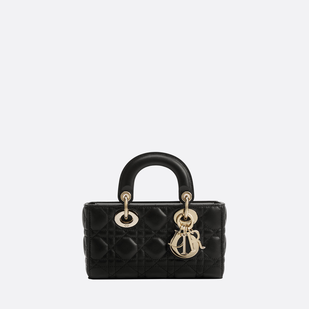 Dior Mini Lady D-Joy Bag Black Cannage Lambskin M0636ONGE M900: Image 1