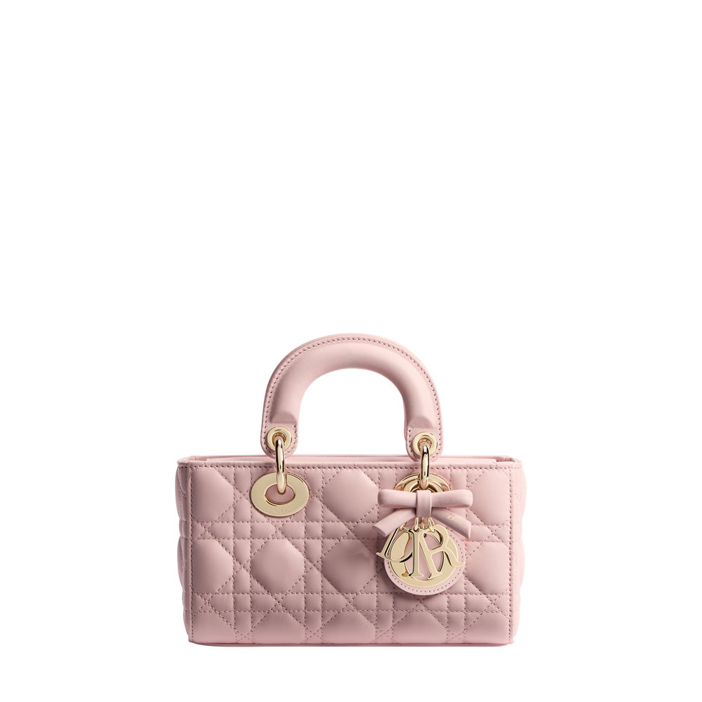Dior Mini Lady D-Joy Bag Rose Soupir Cannage Lambskin M0636OUQA M19N: Image 1