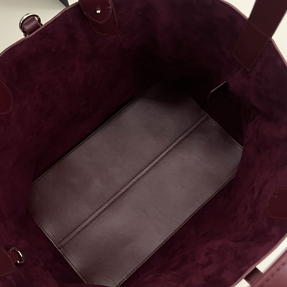 Medium Dior Toujours Bag Plum Macrocannage Calfskin M2821OSNW M42R: Image 4
