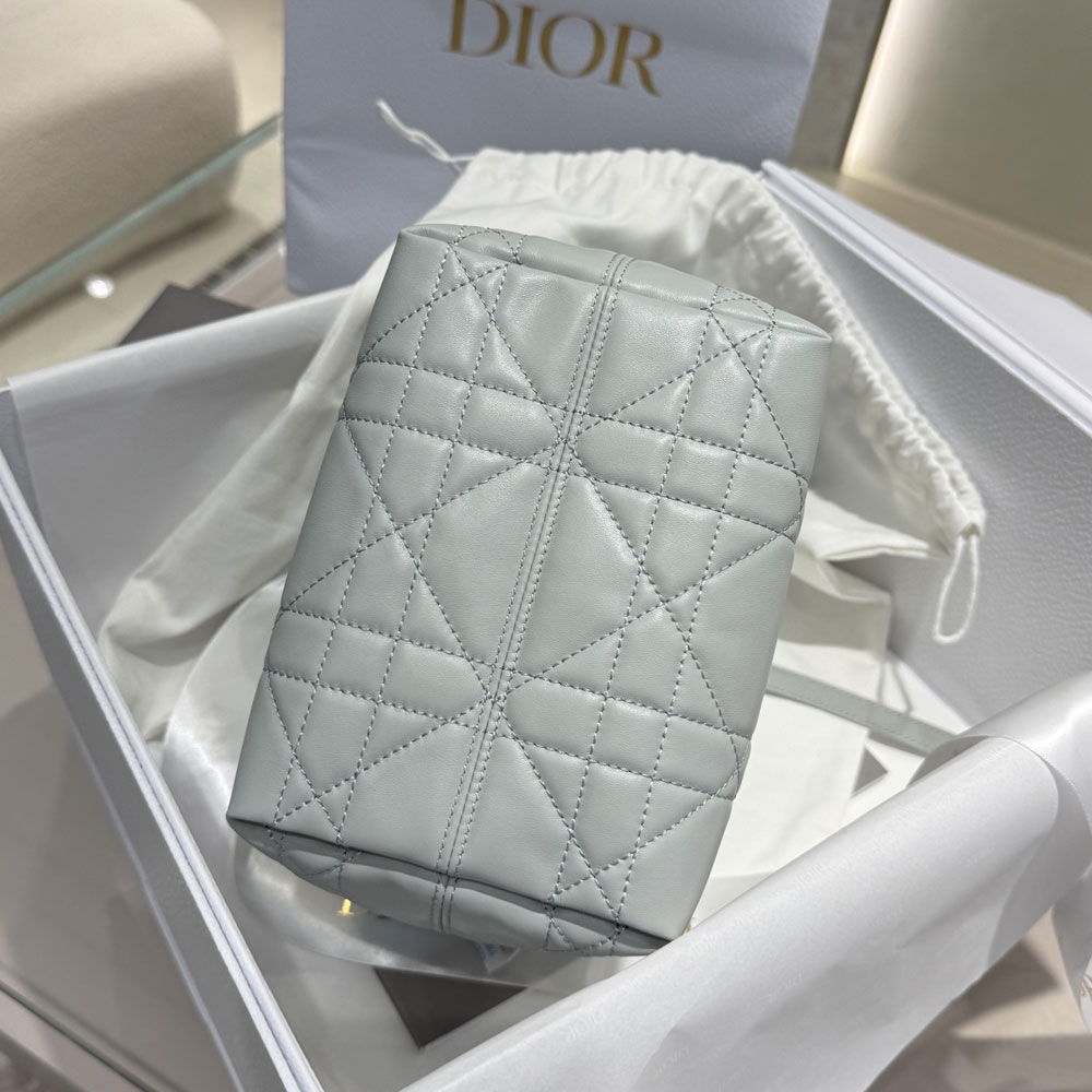 Small Dior Toujours Vertical Tote Bag Ice Blue M2835PSNW M39Z: Image 4