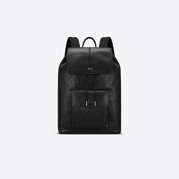 Motion Backpack Black Dior Oblique Galaxy Calfskin 1ESBA138VPI H03E