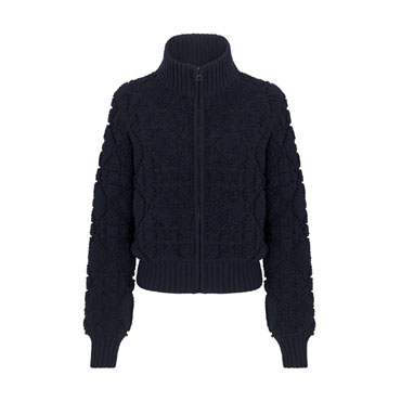 DiorAlps Macrocannage Zipped Cardigan 254V20AM340 X5645